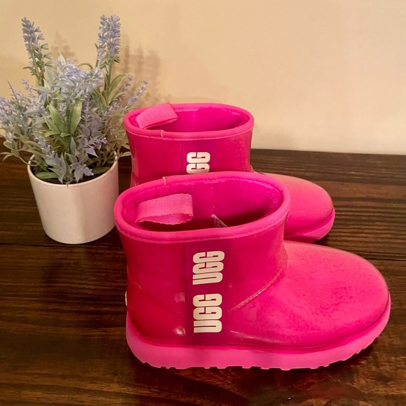 UGG Classic Clear Mini Boot Pink - Picture 3 of 6